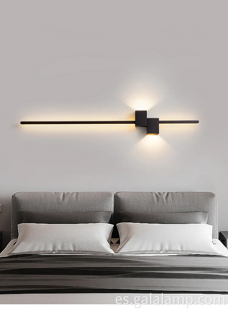 Lámpara de pared de tira minimalista, lámpara de pared de fondo, lámpara de corredor nórdico